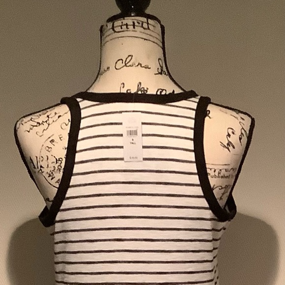 NWT GAP Striped Sleeveless Midi Dress - Picture 13 of 16